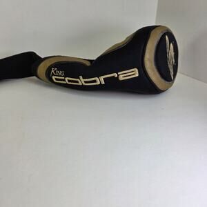 Vintage King Cobra Golf Club Headcover Black Gold Made in Korea